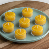 96 Beeswax Tealight Candles Mix