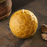 pebbles pure beeswax round candle