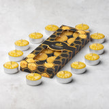 12 pack of "Incandescence" pure beeswax tealights