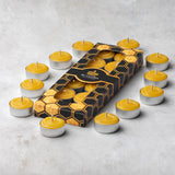 12 pack of "Heartmelters" pure beeswax tealights