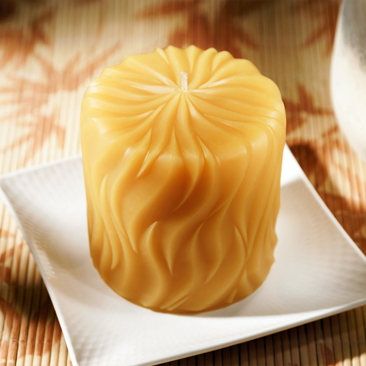 3x3 Pure Beeswax Candle