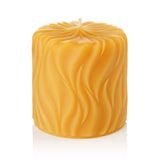incandescence pure beeswax pillar candle