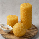 pebbles pure beeswax 3 candle set