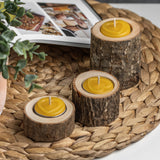 12 "Heartmelters" Pure Beeswax Tealights - Bulk