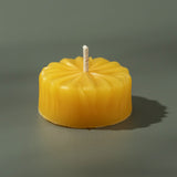 One pure beeswax tea light