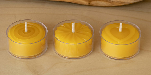 Pure Beeswax Tealights Now Available!