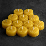 96 Beeswax Tealight Candles Mix