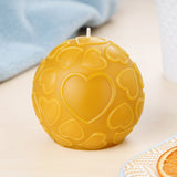 love pure beeswax round candle