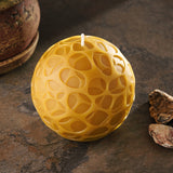 pebbles pure beeswax round candle