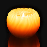 clean burning pure beeswax ball candle