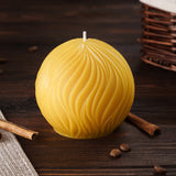passion pure beeswax round candle