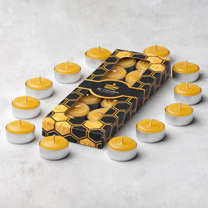 12 pack of "Oasis" pure beeswax tealights