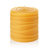 oasis pure beeswax pillar candle