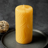 passion 3x6 pure beeswax pillar candle