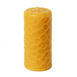 pebbles 3x6 pure beeswax pillar candle