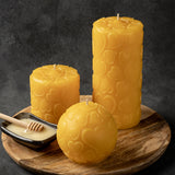 love pure beeswax 3 candle set